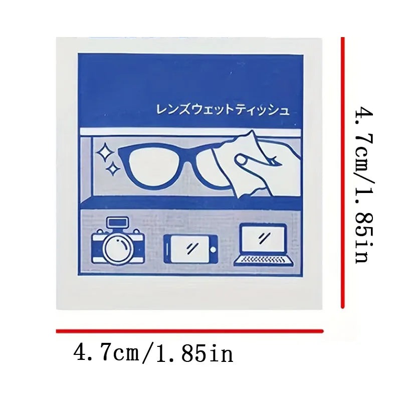Disposable Eyeglass Cleaning Wipes – Streak-Free Care