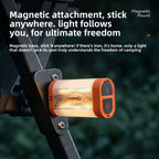 Portable Magnetic Camping Lantern with Adjustable Brightness