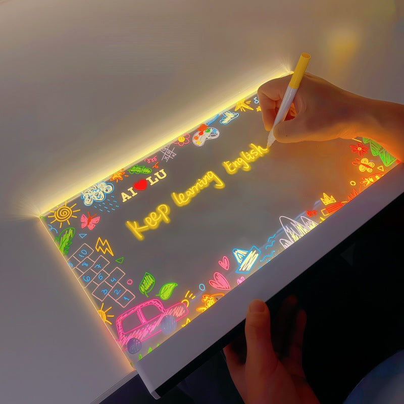 Rechargeable LED Acrylic Writing Message Board