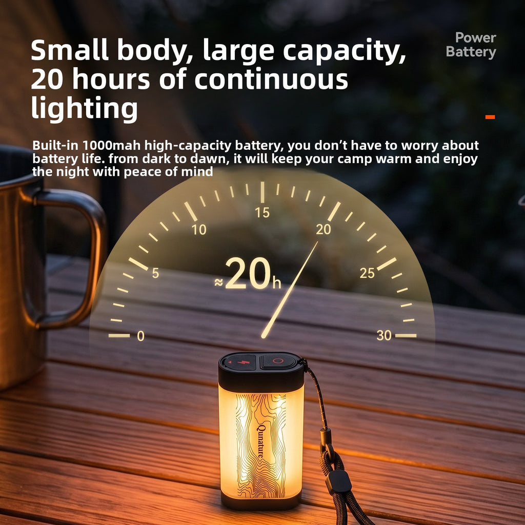 Portable Magnetic Camping Lantern with Adjustable Brightness