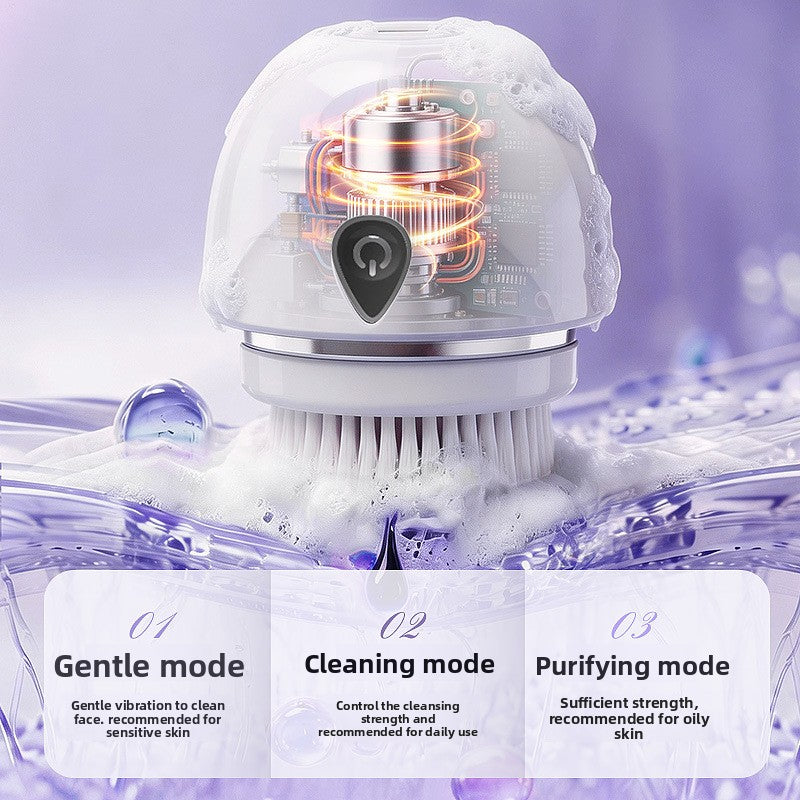 Rechargeable Ultrasonic Facial Cleansing Brush