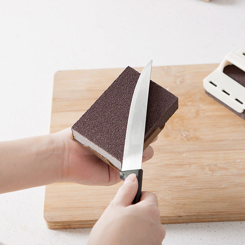 Carborundum Cleaning Sponge with Handle