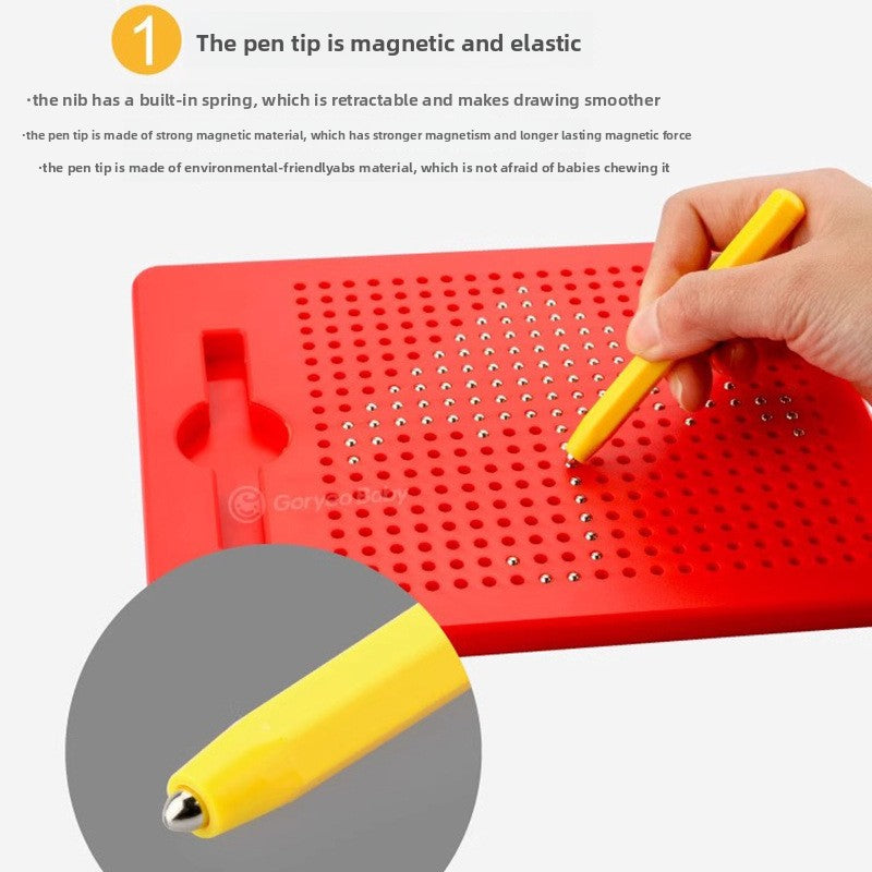 Magnetic Steel Ball Drawing Board DIY Educational Toy