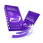 Teeth Whitening Strips Purple and Silver