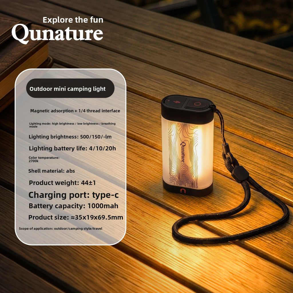 Portable Magnetic Camping Lantern with Adjustable Brightness