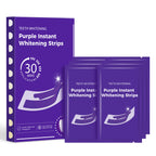 Teeth Whitening Strips Purple and Silver