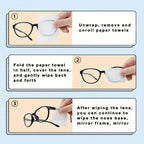 Disposable Eyeglass Cleaning Wipes – Streak-Free Care