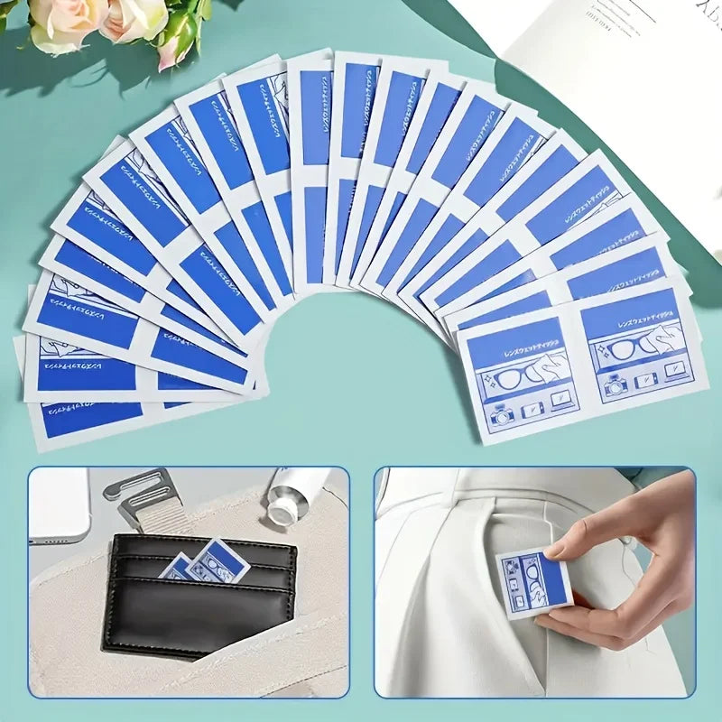 Disposable Eyeglass Cleaning Wipes – Streak-Free Care
