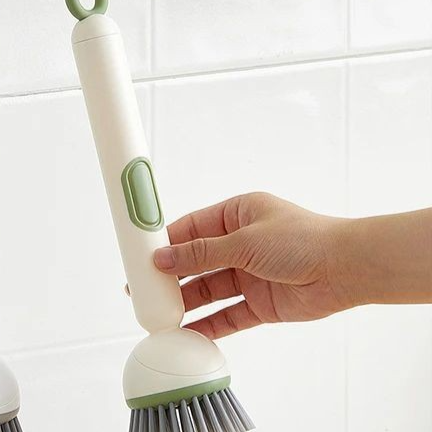 Long Handle Rotating Pot Cleaning Brush