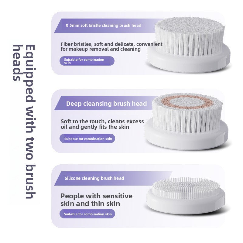 Rechargeable Ultrasonic Facial Cleansing Brush